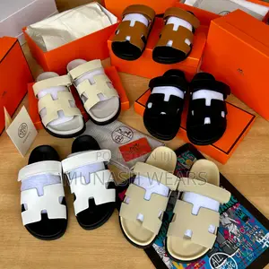 Hermes X Gucci Leather Slipers