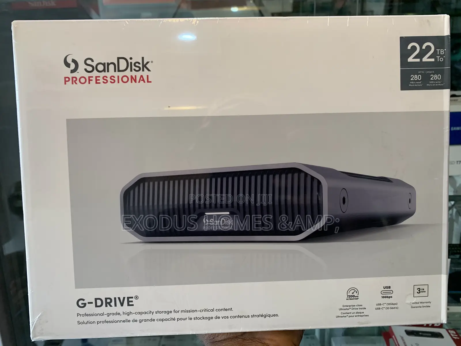 22tb Sandisk Professional G Drive