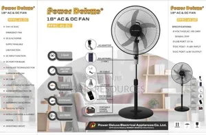 Power Deluxe Ac/Dc 18 Inches Standing Fan - PFRC-45-Dc