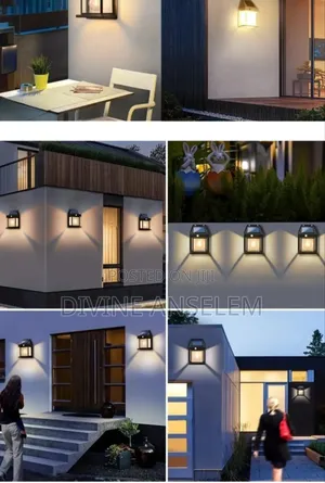 Outdoor Solar Wall Light With Sensor