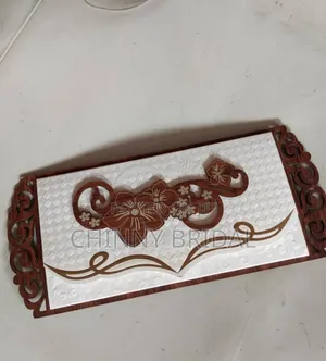 50 Pieces of Wooden Invitation Card