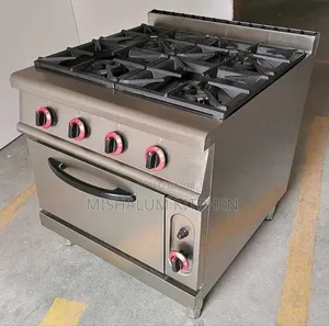 4 Burner Gas Cooker With Oven Neatly Used