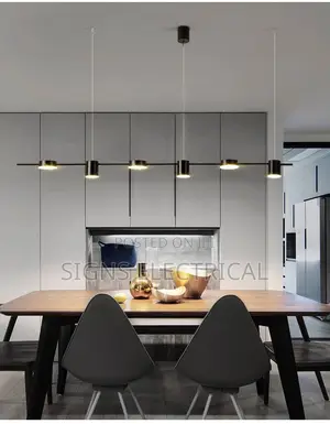 Modern Led Living Room Chandeliers Dining Table