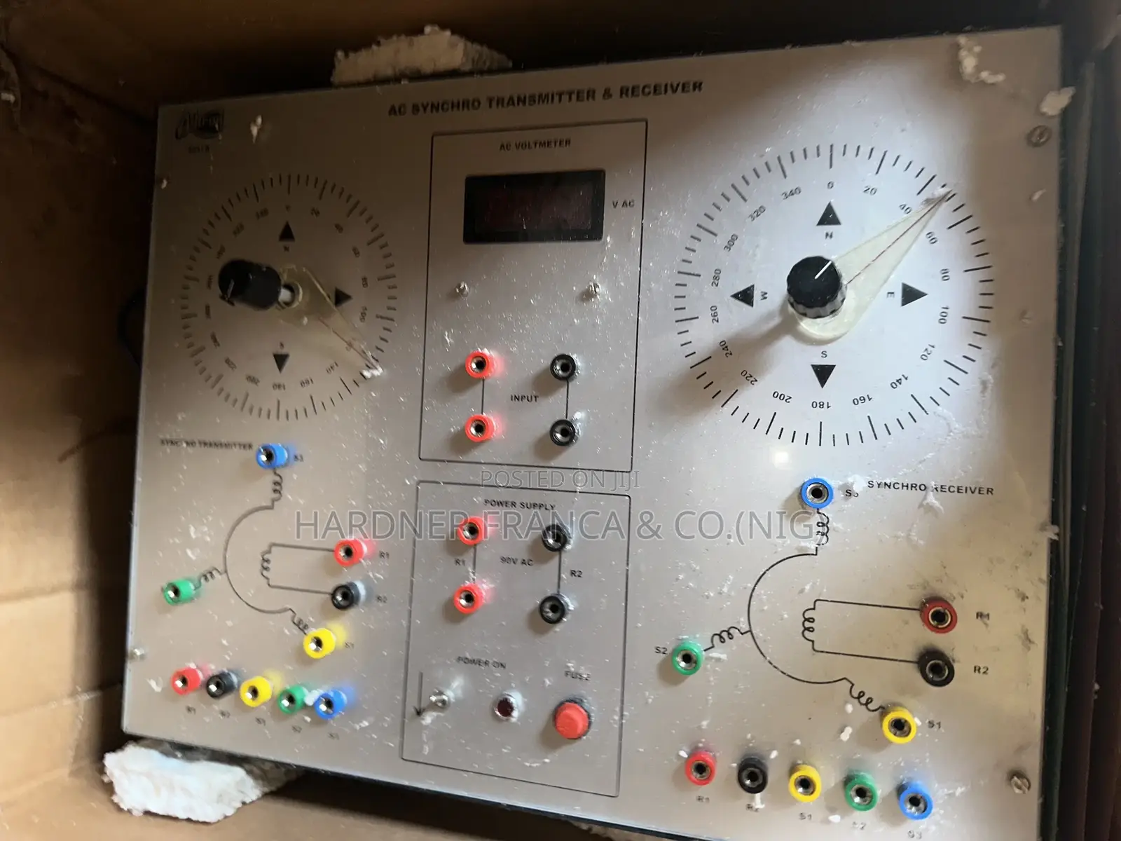 AC Synchro Transmitter and Receiver Trainer