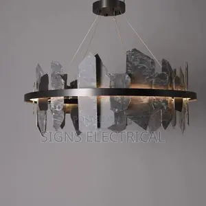 Post-Modern All-Copper Cloud Zhongshan Lamps Living Room
