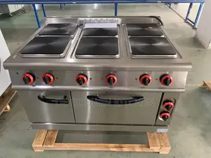ELECTRIC 6 Burner Cooking Range With Oven
