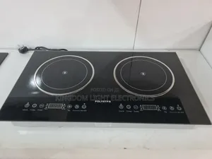 Polystar 2 Big Burners Inbuilt Electric Cooker