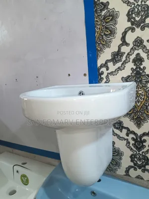 Small Basin With Semi Pesestal