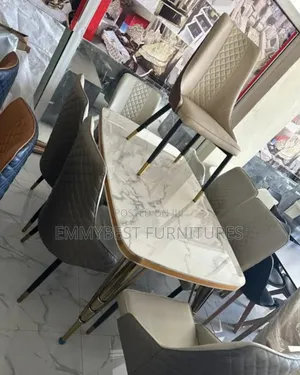 Marble Top Dinning Set.