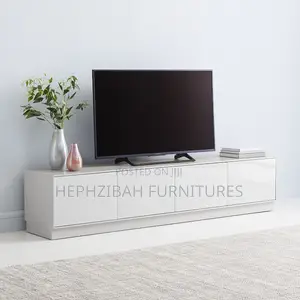 White 6ft Television Stand