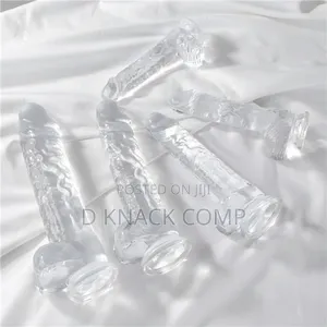 Transparent/Crystal Clear Penis / Dildo With Suction Cup