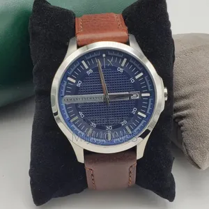 Armani Exchange Leather Watch
