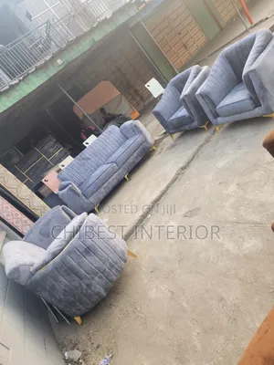 Quality Set of Grey Colour Sofa Chair.