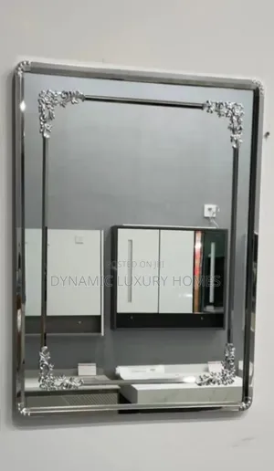 Square Mirror With Silver Frame