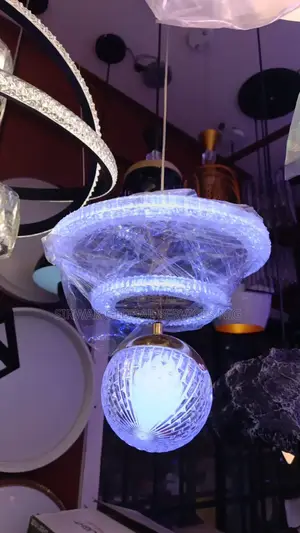 Blue and White Drop Single Light