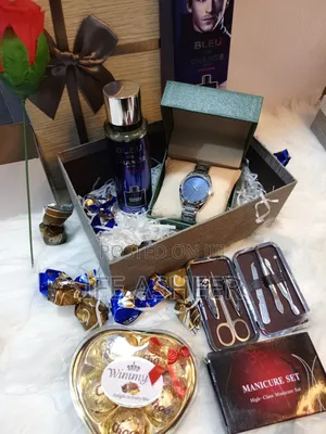 Men's Lover's Package With a Chain Watch