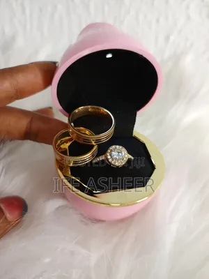 France Gold Set of Wedding Ring FG002 - Gold