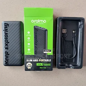 10000mah Oraimo 12W Anifast Slim and Portable Power Bank