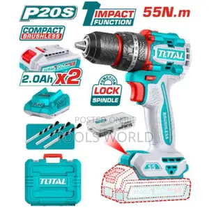 55nm Total Cordless Brushless Compact Impact Drill 20V 55N.M
