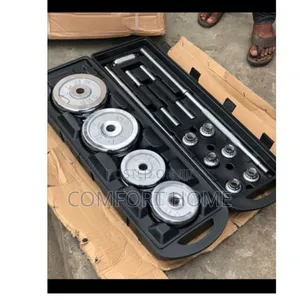 50kg Adjustable Dumbbells and Barbell