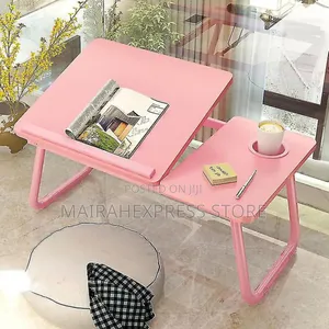 Laptop Desk for Bed With Cup Holder, Angle Adjustable