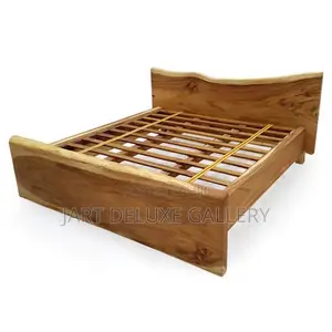 Stylish Natural Timber Bed Frame