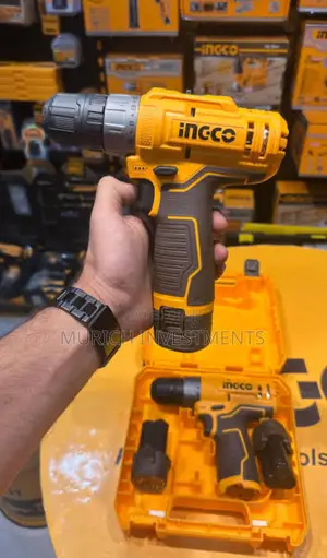 Ingco 12v Lithium Cordless Drill With 2 Pieces 1.5ah Battery