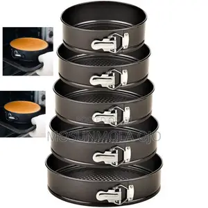 5 in 1 Springform Non Stick Aluminum Baking Pan/Cake Pan