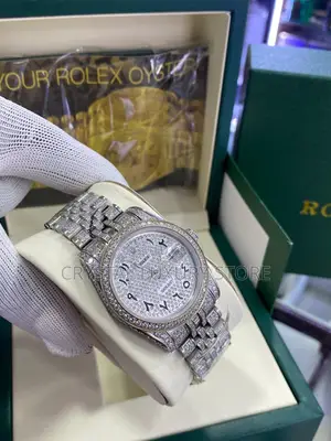 Grade AAA Rolex Quality Luxury Men Chain Strap Wristwatch