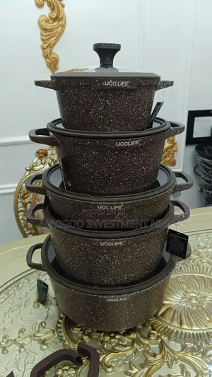 Professional UCCLIFE Granit Cooking Pots 14pies