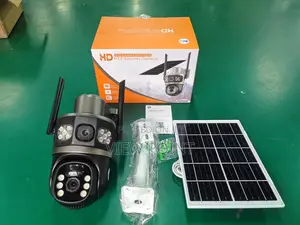 Triple Lens 10mp 4g Solar Cctv Camera