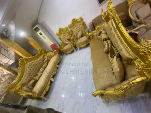 Champagne Gold Luxury Egyptian Sofa