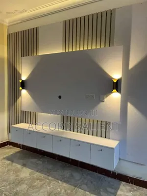 Designer Wall Panel TV Console