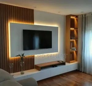 Unique Wall Panel TV Console