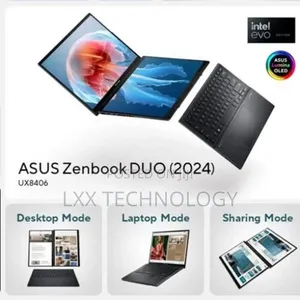 New Laptop Asus Zenbook Duo 14 16GB Intel Core Ultra 7 SSD 1T