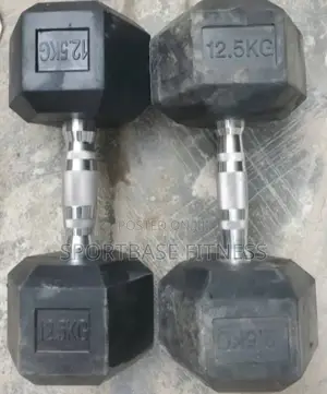 12.5kg Hexagon Dumbbell