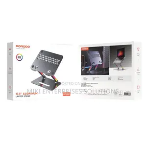 Porodo Aluminum Alloy Adjustable Laptop Stand