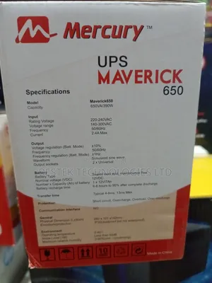 Mercury 650va Ups