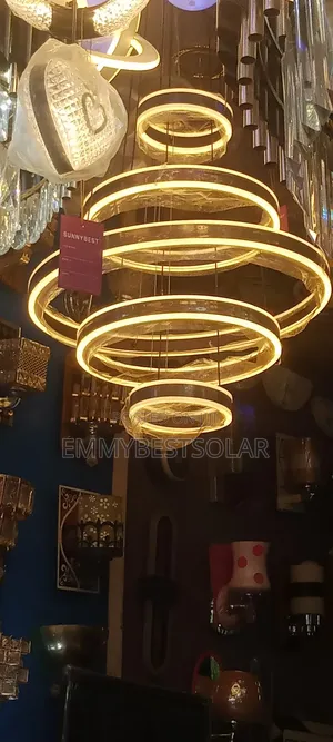 5 Drop Tricolors Led Chandelier Light