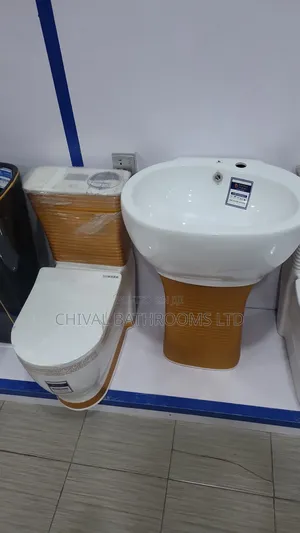 Luxury White and Gold Wc