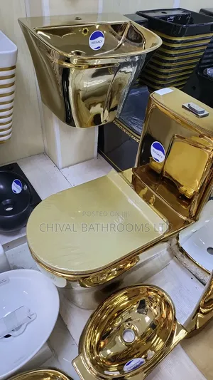 Gold Finished Wc