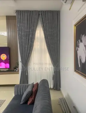 Luxury Grey Home Curtains