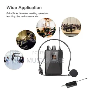 Lavalier Miniature Wireless UHF Microphone