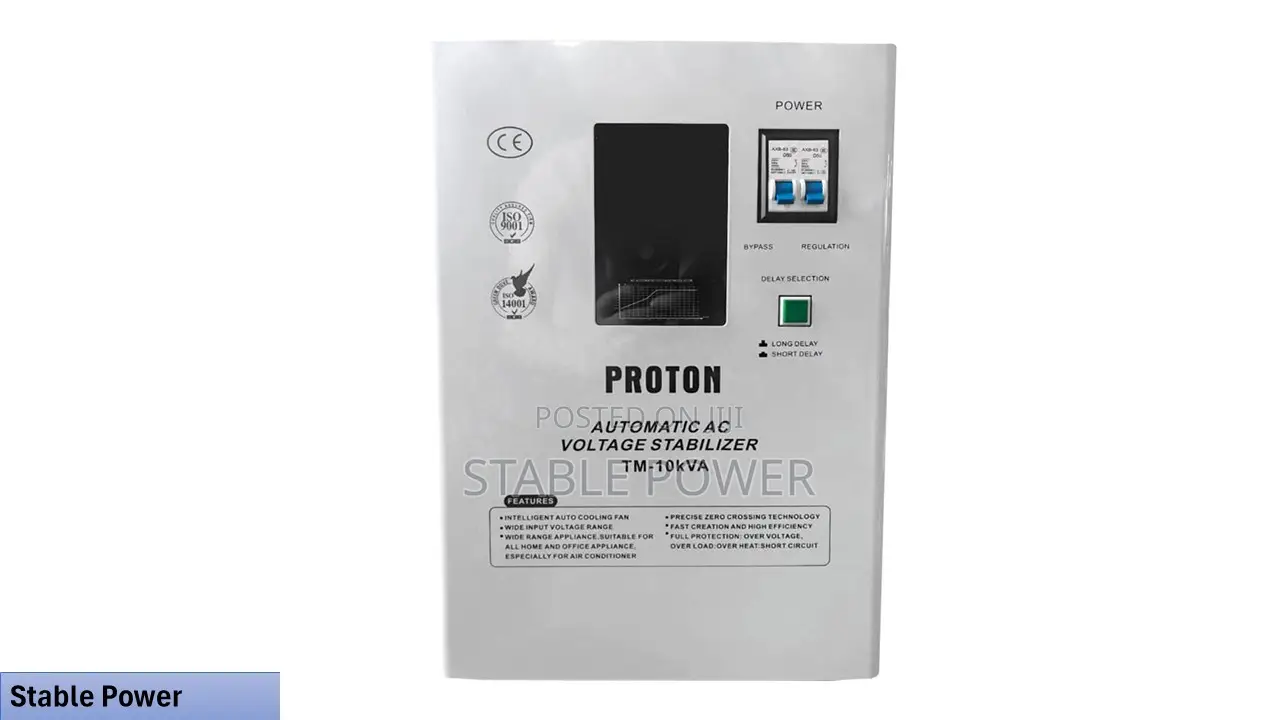 PROTON TM – 10KVA Automatic AC Voltage Stabilizer 45-280v