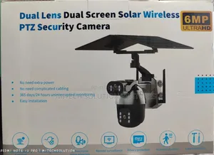 6mp Dual-Lens 4g Solar-Powered Wireless PTZ Security Camera
