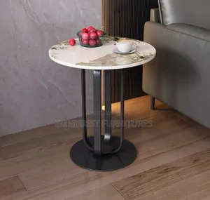 Marble Top Side Stool.