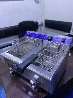 Double Electric Table Top Deep Fryer