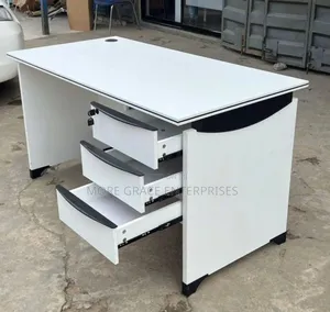 1.4 M White Office Desk/Table.