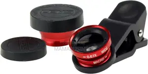 3 in 1 Clip-on Lens Camera Kit Fisheye + Wide Angle + Macro