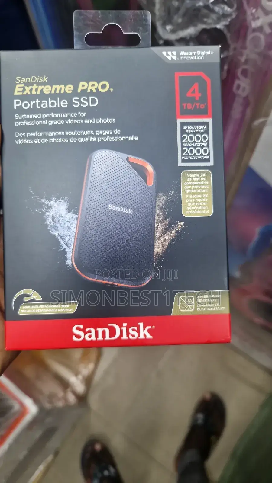 Portable SSD 4tb 2000mbps